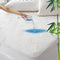 GRT King Size Waterproof Mattress Protector - 3D Air Fiber Cooling Breathable Mattress Pad, Ultra Soft, Fits 26'' Deep