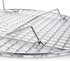 Foraineam 4 Pack 10.5 inch Steamer Rack - Round Grilling Rack for Cooling, Steaming, Baking, and Lifting Food.
