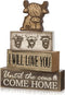 Moucuny 4 Pcs Highland Cow Table Decorations Rustic Western Tiered Tray Decor Decorative
