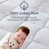 CozyLux Queen Mattress Pad 450GSM Cotton Cover, Deep Pocket Mattress Topper, Non-Slip Breathable and Soft Quilted