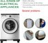 I'SMARTMOON Mini-Fridge-Stand with 4 Strong Feet, Adjustable Dolly Washing Machine Stand Base for Portable Refrigerator