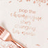 Set Set 24 Crisky Rose Gold Bachelorette Napkins Plates Cups for Bridal Shower Wedding Engagement Party Decorations