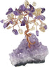 mookaitedecor Citrine & Amethyst Crystal Tree - Bonsai Money Tree with Amethyst Cluster Crystals Base for Wealth