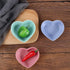 Heart Shape Appetizer Plates, Eco-Friendly Mini Bowls for Seasoning Dishes, 3pcs Fall Resistant