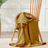 Kozyhvn 100% 50"x 70", 6 Summer Cotton Muslin Blanket Large Layers Breathable and Lightweight Cotton Throw Blankets
