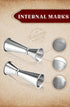 KITESSENSU Jigger for Bartending, Japanese 2 oz 1 oz with Measurements, 18/8 Stainless Steel Cocktail Jiggers