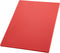 Winco Heavy-Duty Plastic Cutting Board, Red, 15" x 20" x 1/2"