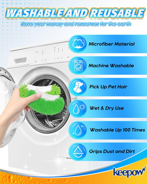 4+4 Pack Steam Cleaner Accessories Microfiber Cloth for Handheld Steam Shot Reusable Washable Steam Mop Pads Compatible