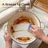 5.5QT Parmedu Enameled Cast Iron Dutch Oven for Sourdough Bread Baking, Easy Cleaning, Versatile for Stewing, Roasting