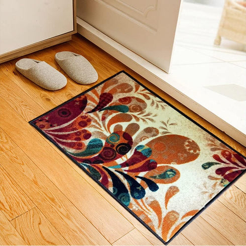 Boho Retro Style Living Room Carpets, Large Indoor Area Rugs 20"x31" for Home Decor