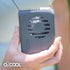 O2COOL Battery Powered Deluxe Necklace Fan for Personal Cooling with Adjustable Lanyard - Purple