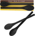 Honey Bear Kitchen Silicone Stirring Spoon - Set of 2 Black Bear for Coffee & Tea