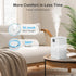 4L 40H 360 Nozzle, JRD Humidifiers for Bedroom, Cool Mist Humidifier for Large Room, Runtime, Night Light for Home