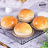 5-Inch Mini Pie Pan Set, Non-Stick Round Bakeware for Oven and Instant Pot, 4-Piece (Champagne Gold)