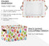 Senya Easter Basket - Foldable Fabric Collapsible Storage Bins Organizer Bag for Clothes