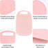 Wheat Straw Chopping Board for Kitchen, Juice Grooves, Easy Grip Handle, Dishwasher Safe, Pink