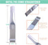 2Pcs Air Conditioner Fin Comb Cleaner Kit, AC Coil Cleaning Brush & Radiator Repair Tool