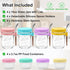 4-pack 16oz Overnight Oats Containers with Lids, Overnight Oats Jars with Spoons and Small Containers, Glass Mason Jar