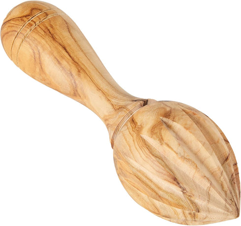 Naturally Med Olive Wood Lemon Juicer, Handmade Wooden Squeezer for Lemons & Limes