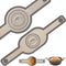 2Pcs Silicone Bread Sling for Dutch Oven, Non-Stick Easy-Clean Baking Mat with Long Handles, Gray