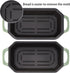 9x5 Inch Flavehc Bread Pan Cast Iron Loaf Pan with Lid Bread Loaf Pan for Baking Bread Enameled Cast Iron Sourdough
