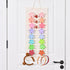 Lolalet Hair Claw Clip Organizer, 1 Pack Hanging Hair Clip Organizer Storage for Women Girl, Wall-Mounted Hair Claw Clip Holder Organizer, Claw Clip Storage Display for Wall Door Closet -Beige by Lolalet
