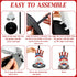 Otoolling Countertop 15 Set Holiday Interchangeable Paper Towel Holder Vintage Gnome Metal Stand Towels Paper Holder