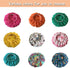 14" Padded Round Bar Stool Covers Cushion with Elastic Band Round Chair Seat Cushions for Wooden Metal Stools Beige