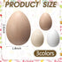 Gejoy 24 Pcs Easter Speckled Eggs Textured Plastic Eggs Neutral Easter Decor Pastel Fake Chicken Eggs Easter Bowl