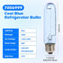 Blue Refrigerator Light Bulbs E26 Compatible with Sub Zero,7006999 Refrigerator Glass Lamp Replacement 40W 120V (1) by GGTE