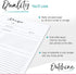 Outshine Premium Recipe Paper for 8.5" x 11" Recipe Binders, Farmhouse Design (50 Sheets) | Full Size Recipe Refill
