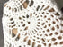 Damanni Cotton Handmade Crochet Lace Tablecloth Doilies - Round, White, 20 Inch, 2PC