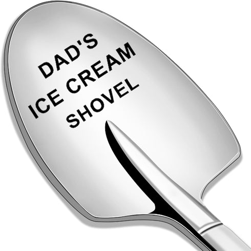 Gifts for Dad - Dad's Ice Cream Shovel, Father Presents, Stainless Steel