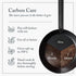 Merten & Storck Pre-Seasoned Carbon Steel 8" Frying Pan, Lightweight Cast Iron Skillet for Indoor Outdoor Cooking