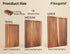 Kitchen(Set 3),Wooden Set Fibogollo Acacia Wood Cutting Boards for of Chopping Boards with Juice Groove, Large Serving