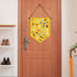 Wall Hanging Brooch Organizer Storage Board, Colorful Enamel Pin Badge Canvas Display Banner, 12.6x10in (Yellow)
