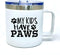 Dog Lover Gifts, My Kids Have Paws Tumbler, Dog Parent Gifts for Pet Owners, Coffee Mug for Dog Mom Cat Dad