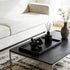 Wooden Knot Decoration Bohemian Decoration Hand-Carved Knot Black Coffee Table Decoration Suitable for Modern Home