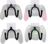 Self-Adhesive Game Controller Wall Mount by YYST - Storage Organizer Hanger for PS/Xbox/Series X Controller, 4/PK