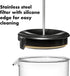 OXO Brew Venture French Press, 8 Cup, Black