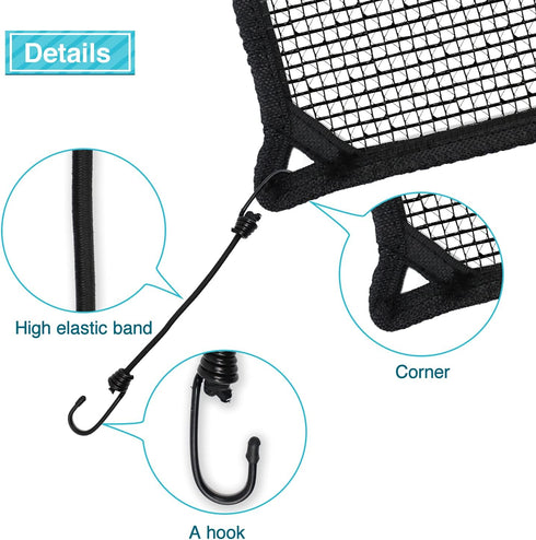 Coarbor 36"x36" Outdoor AC Unit Cover Mesh Air Conditioner Compressor Defender Cover with 4 Bungee Cords