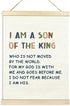 TAEDIN Christian Baby Boy Room Poster Hanger Frame, Faith Scripture Wood Wooden