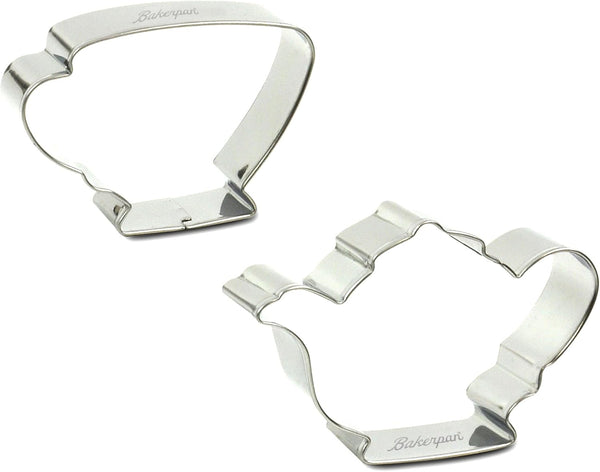 Bakerpan Stainless Steel Cookie Cutter - Tea Pot & Cup Set