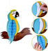 TUPARKA 6 Pieces Tropical Birds Honeycomb Parrot, Hawaiian Summer Beach Tiki Bar Luau Party Decorations