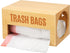 Libreshine Bamboo Garbage Bag Dispenser Roll Holder - Wall Mount Trash Bag