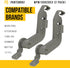 PartsBroz WPW10082853 Tine Pivot (2-Pack) - Compatible with Whirlpool KitchenAid Kenmore Dishwasher Replacement Parts