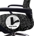 Black Leopard Print Office Chair Cover, Removable Computer Chair Slipcovers with Elastic Bottom Universal Rotating Desk
