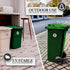 Trash and Recycle Stickers Set of 2 | Weatherproof & UV Stable | Kitchen, Pantry, Office Organization | 3x3" Round