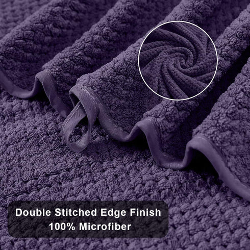 8-Piece Set,2 Sheet,2 4 600 Set,Highly Purplr Bath Towels Oversized Large Bath Towels Hand Towels and Washcloths - GSM
