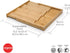 4 12.2 inch 23 Inch, 32 Copco Tier Expandable Bamboo Spice Organizer for Drawers, Adjustable from to In Drawer Rack